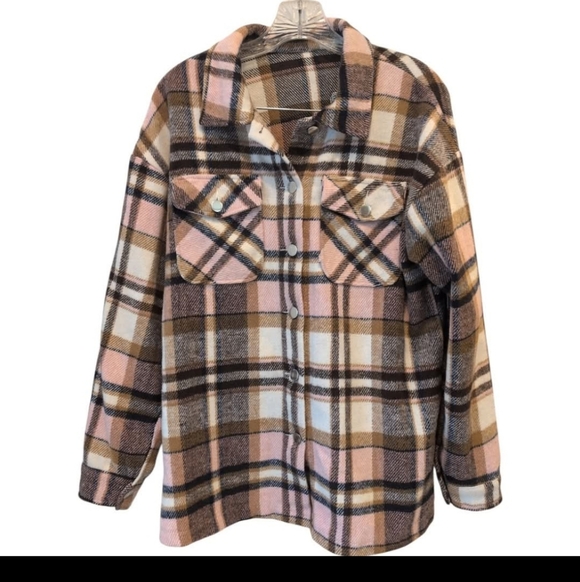 Plaid Shacket - Picture 2 of 2